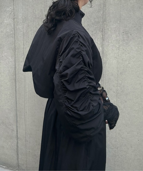 &g'aime（アンジェム）の「【&g’aime】ミリタリーモッズコート(3way) MILITARY MODS COAT(3WAY)（モッズコート・レディース・ブラック/ベージュ・FREE）」の8枚目の写真