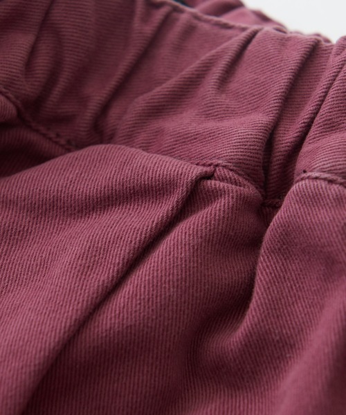 CUBE SUGAR（キューブシュガー）の「微起毛ツイルラクゆるっとパンツ（その他パンツ・レディース・カーキ/ベージュ/チャコールグレー/ナチュラル/レッド・M）」の18枚目の写真