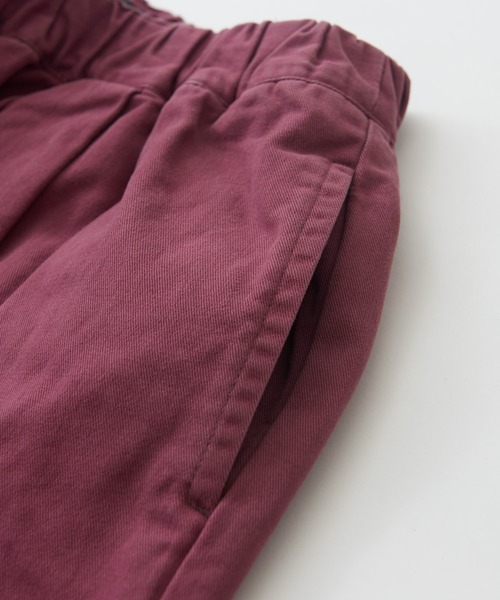 CUBE SUGAR（キューブシュガー）の「微起毛ツイルラクゆるっとパンツ（その他パンツ・レディース・カーキ/ベージュ/チャコールグレー/ナチュラル/レッド・M）」の19枚目の写真
