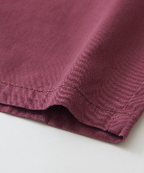 CUBE SUGAR（キューブシュガー）の「微起毛ツイルラクゆるっとパンツ（その他パンツ・レディース・カーキ/ベージュ/チャコールグレー/ナチュラル/レッド・M）」の20枚目の写真