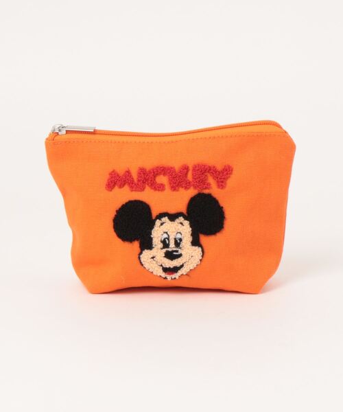 Disney(ディズニー)の「Disneyサガラ刺繍ポーチ(サングラス・レディース・オレンジ/グリーン/ピンク/ブルー・FREE)」の1枚目の写真