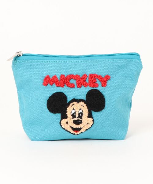 Disney(ディズニー)の「Disneyサガラ刺繍ポーチ(サングラス・レディース・オレンジ/グリーン/ピンク/ブルー・FREE)」の2枚目の写真