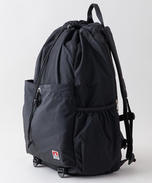 BEN DAVIS（ベンデイビス）の「【BEN DAVIS/ベンデイビス】ナイロン　ストリングバックパック BDW-8325（バックパック/リュック・メンズ・チャコールグレー/ベージュ/ブラック・FREE）」の5枚目の写真