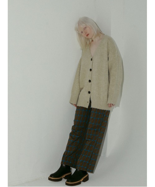 AMAIL(アマイル)の「Kiwi long pants(その他パンツ・レディース・チェック/ピンク/ブラック・FREE)」の5枚目の写真