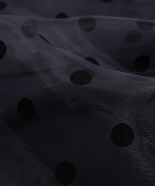 AMELY（エミリー）の「フロッキードット柄トップス（その他トップス・レディース・ブラック/ネイビー/オフホワイト・フリー）」の16枚目の写真