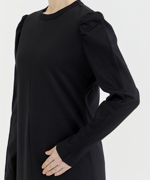 CINOH 黒 長袖 ミニワンピース サイズ38 CINOH 黒 長袖 ミニワンピース サイズ38 【公式通販】