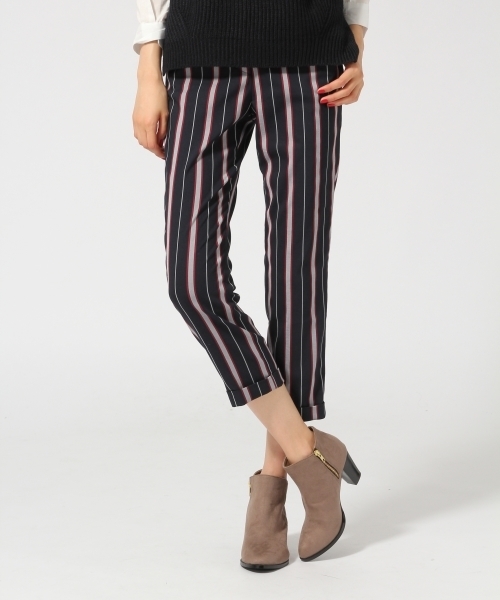 GLOBAL WORK（グローバルワーク）の「ナイロンレーヨンストレッチトラウザー/566397（その他パンツ・レディース・ホワイト/ブラウン/ネイビー/ダークネイビー/ブルー系その他/ブルー/ワインレッド/ダークブルー/その他・SMALL/MEDIUM/LARGE）」の6枚目の写真