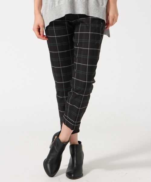 GLOBAL WORK（グローバルワーク）の「ナイロンレーヨンストレッチトラウザー/566397（その他パンツ・レディース・ホワイト/ブラウン/ネイビー/ダークネイビー/ブルー系その他/ブルー/ワインレッド/ダークブルー/その他・SMALL/MEDIUM/LARGE）」の4枚目の写真