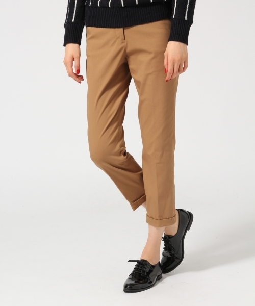 GLOBAL WORK（グローバルワーク）の「ナイロンレーヨンストレッチトラウザー/566397（その他パンツ・レディース・ホワイト/ブラウン/ネイビー/ダークネイビー/ブルー系その他/ブルー/ワインレッド/ダークブルー/その他・SMALL/MEDIUM/LARGE）」の3枚目の写真