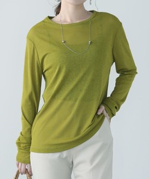 AIKIMANIA（アイキマニア）の「[AIKIMANIA]長袖シアートップス（Tシャツ/カットソー）」