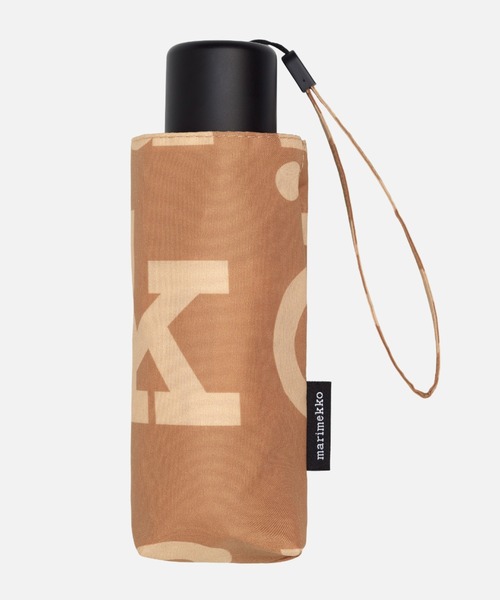 marimekko（マリメッコ）の「【JAPAN EXCLUSIVE】Logo / Mini Manual（折りたたみ傘・レディース・ベージュ・FREE）」の2枚目の写真