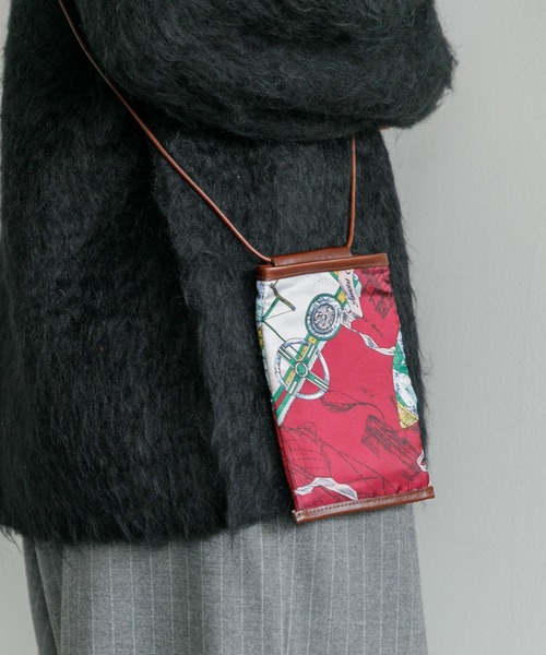 manipuri（マニプリ）の「manipuri スマホショルダー 133253002（ショルダーバッグ・レディース・オレンジ/ワイン・FREE）」の20枚目の写真