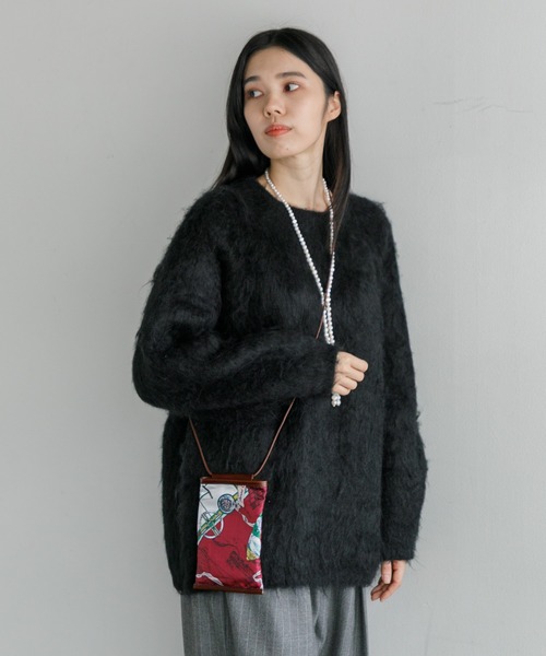 manipuri（マニプリ）の「manipuri スマホショルダー 133253002（ショルダーバッグ・レディース・オレンジ/ワイン・FREE）」の15枚目の写真