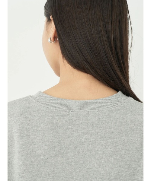 earth music&ecology（アースミュージックアンドエコロジー）の「アソートロゴスウェット(グレー)（スウェット・レディース・杢グレー・FREE）」の6枚目の写真