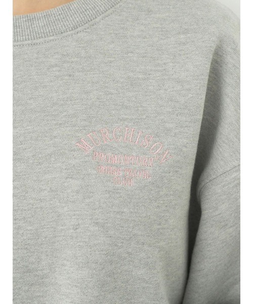 earth music&ecology（アースミュージックアンドエコロジー）の「アソートロゴスウェット(グレー)（スウェット・レディース・杢グレー・FREE）」の7枚目の写真