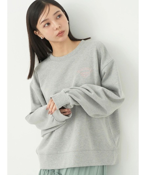 earth music&ecology（アースミュージックアンドエコロジー）の「アソートロゴスウェット(グレー)（スウェット・レディース・杢グレー・FREE）」の17枚目の写真