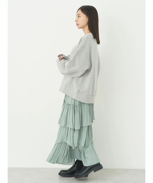 earth music&ecology（アースミュージックアンドエコロジー）の「アソートロゴスウェット(グレー)（スウェット・レディース・杢グレー・FREE）」の19枚目の写真