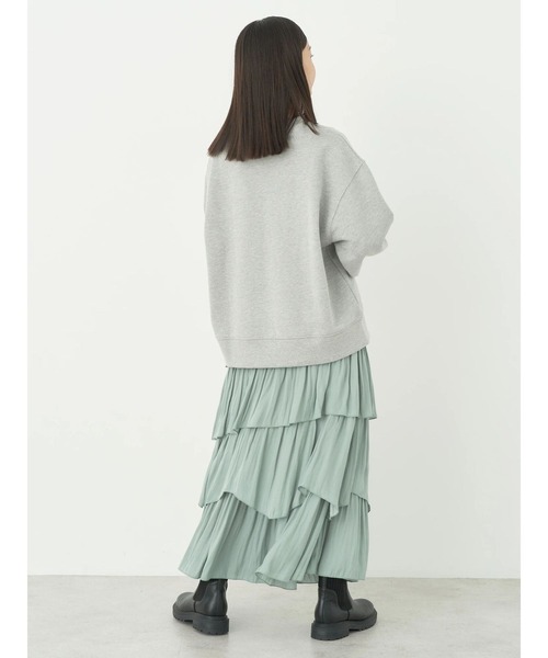 earth music&ecology（アースミュージックアンドエコロジー）の「アソートロゴスウェット(グレー)（スウェット・レディース・杢グレー・FREE）」の20枚目の写真