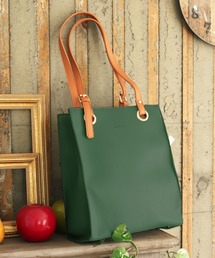 florist | 【改良版A4対応】ショルダーベルトデザインのシンプル配色トートバッグ(トートバッグ)