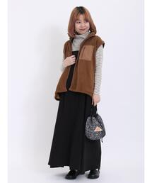 Samansa Mos2 | ツイルジャンパースカート(ワンピース)