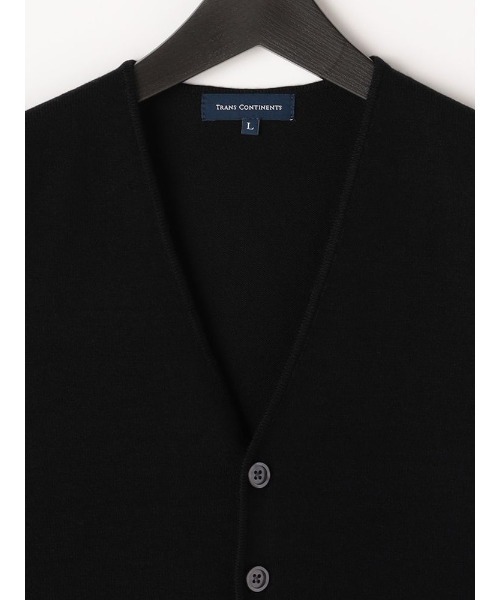 Perfect Suit FActory(パーフェクトスーツファクトリー)の「TRANS CONTINENTS BIZニットジレ ブラック/グレー/ブラウン/ネイビー(ベスト・メンズ・ブラウン/ネイビー/チャコールグレー/ブラック・LL/L/M)」の7枚目の写真
