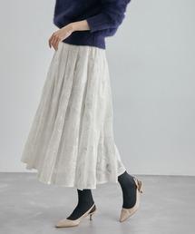 ROPE' | シアーエンブロイダリータックフレアスカート(スカート)
