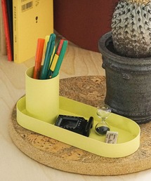 HIGHTIDE（ハイタイド）の「デスクオーガナイザー スチール トレイ トレー ペン立て（収納グッズ）」