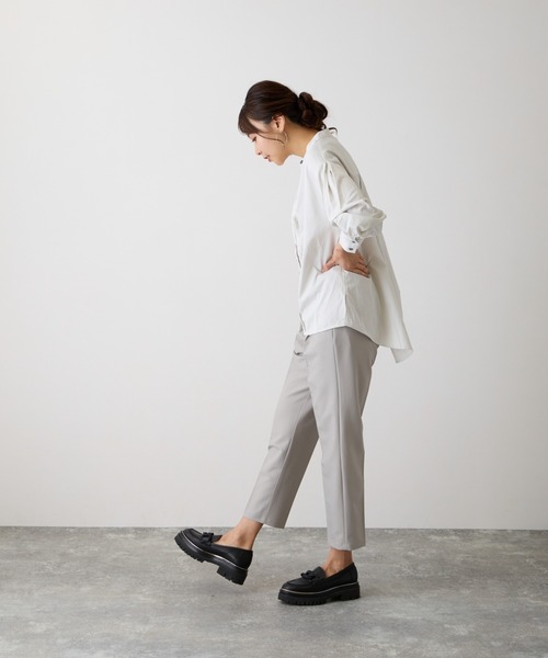 OWLSPALE（オールズペール）の「ストライプピンタックシャツ（シャツ/ブラウス・レディース・ライトベージュ/カーキ/アイボリー・FREE）」の20枚目の写真