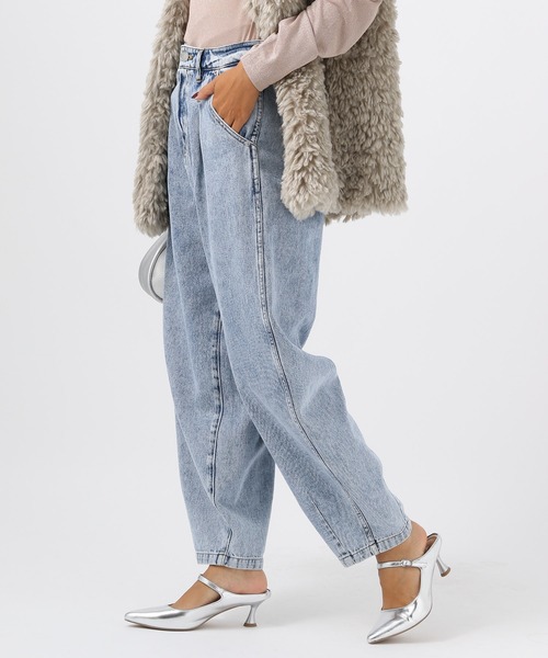 BAYFLOW(ベイフロー)の「カーブジーンズ24(デニムパンツ・レディース・イエロー/ピンク/サックスブルー/ブラック・SMALL/MEDIUM/LARGE/X-SMALL)」の7枚目の写真