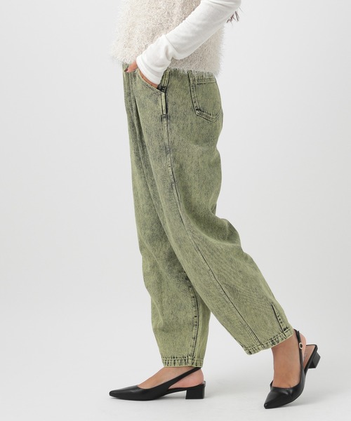 BAYFLOW(ベイフロー)の「カーブジーンズ24(デニムパンツ・レディース・イエロー/ピンク/サックスブルー/ブラック・SMALL/MEDIUM/LARGE/X-SMALL)」の14枚目の写真