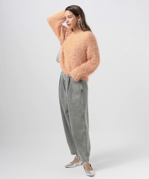 BAYFLOW(ベイフロー)の「カーブジーンズ24(デニムパンツ・レディース・イエロー/ピンク/サックスブルー/ブラック・SMALL/MEDIUM/LARGE/X-SMALL)」の19枚目の写真