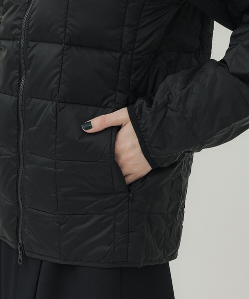 TAION/タイオン】CREW NECK W-ZIP DOWN JKT/クルーネックWジップダウン