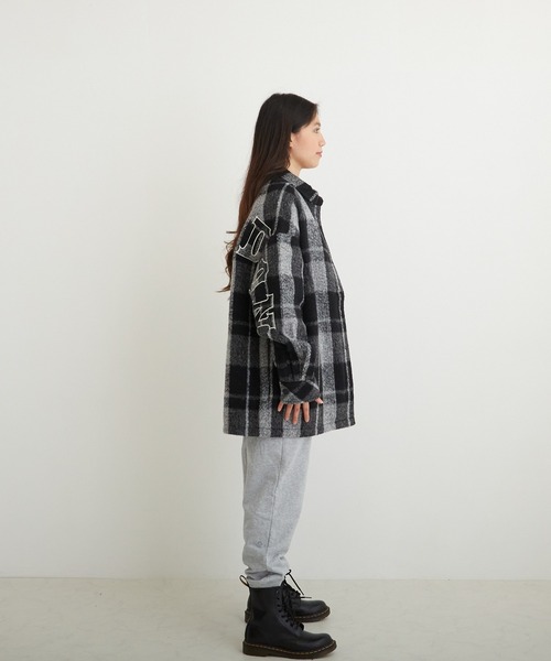 BOY LONDON（ボーイロンドン）の「【BOY LONDON】SHAGGY CHECK COACH JACKET（ブルゾン・メンズ・ブラック・L/M/S）」の16枚目の写真