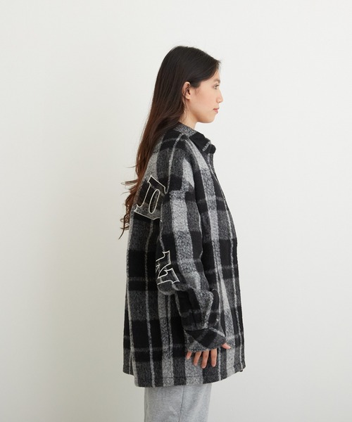 BOY LONDON（ボーイロンドン）の「【BOY LONDON】SHAGGY CHECK COACH JACKET（ブルゾン・メンズ・ブラック・L/M/S）」の22枚目の写真