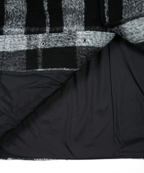 BOY LONDON（ボーイロンドン）の「【BOY LONDON】SHAGGY CHECK COACH JACKET（ブルゾン・メンズ・ブラック・L/M/S）」の3枚目の写真
