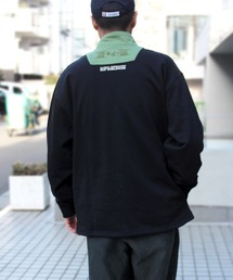 HUF（ハフ）の「【HUF】ハフ HARRISON 1/4 ZIP FLEECE ハーフジップ スウェット クルーネック FL00209（スウェット）」