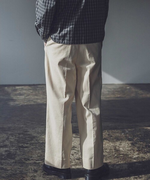 MONKEY TIME（モンキータイム）の「＜monkey time＞ コーデュロイ ワイド 2P ストレート パンツ（その他パンツ・メンズ・ナチュラル/ダークグレー・L/M/S）」の5枚目の写真