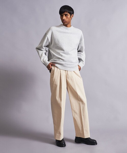 MONKEY TIME（モンキータイム）の「＜monkey time＞ コーデュロイ ワイド 2P ストレート パンツ（その他パンツ・メンズ・ナチュラル/ダークグレー・L/M/S）」の9枚目の写真