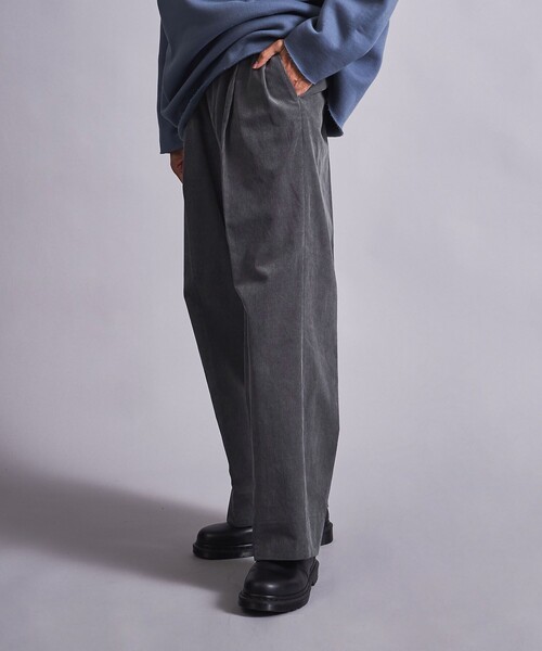 MONKEY TIME（モンキータイム）の「＜monkey time＞ コーデュロイ ワイド 2P ストレート パンツ（その他パンツ・メンズ・ナチュラル/ダークグレー・L/M/S）」の13枚目の写真