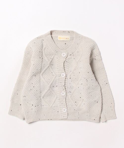 aimoha(アイモハ)の「【aimoha-KIDS-】子供服 かわいい編みカーディガン (AW)(カーディガン/ボレロ・キッズ・グレー/ホワイト・110/130/90/120/100)」の19枚目の写真