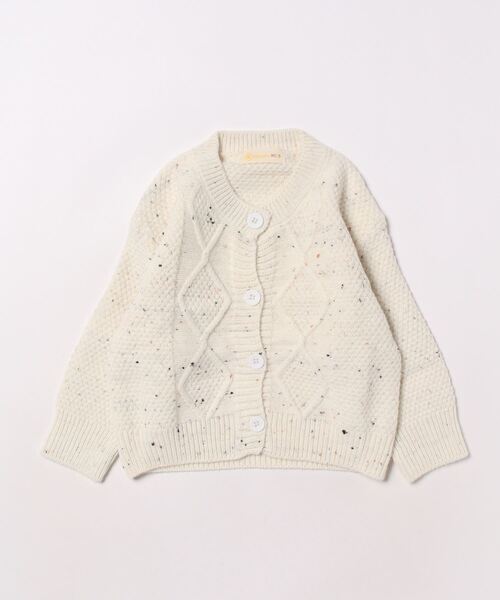aimoha(アイモハ)の「【aimoha-KIDS-】子供服 かわいい編みカーディガン (AW)(カーディガン/ボレロ・キッズ・グレー/ホワイト・110/130/90/120/100)」の18枚目の写真