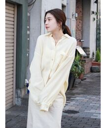 Ungrid | 楊柳ビッグルーズシャツ(シャツ/ブラウス)