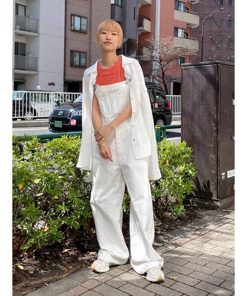 Ungrid（アングリッド）の「楊柳ビッグルーズシャツ（シャツ/ブラウス・レディース・イエロー/オフホワイト/ブルー・FREE）」の14枚目の写真