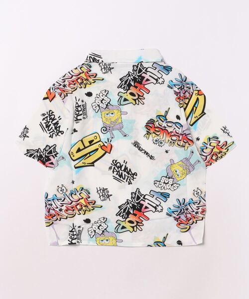 Desigual(デシグアル)の「スポンジ・ボブ リゾートシャツ(シャツ/ブラウス・キッズ・ホワイト・L/XS/XL/XXL/S/M)」の2枚目の写真