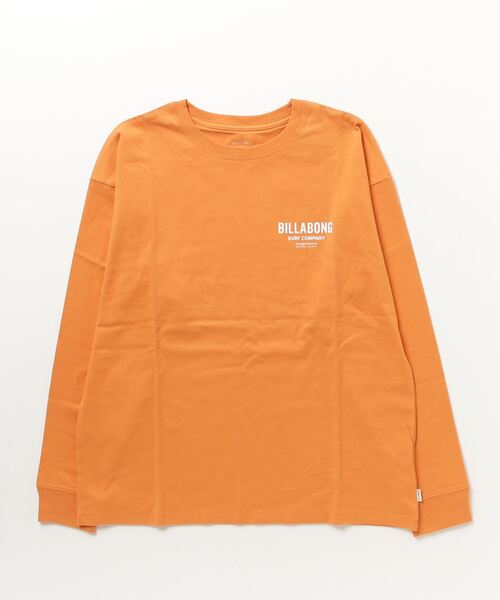 BILLABONG(ビラボン)の「【直営店限定】BILLABONG レディース LOGO LS TEE ロンT 【2024年春夏モデル】/ビラボンボーイズライクシルエットブランドロゴプリント長袖カットソー(Tシャツ/カットソー・レディース・グリーン系その他/オレンジ/ブラック/オフホワイト・MEDIUM)」の4枚目の写真