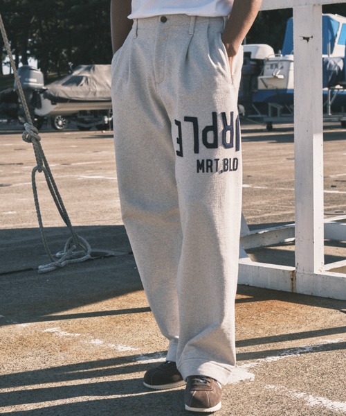 KHOKI（コッキ）の「【KHOKI / コッキ】EX.2Tuck sweat pants 逆PURPLE