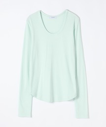 JEANASIS（ジーナシス）の「スムーステレコUネックLS TEE/103372（Tシャツ/カットソー）」