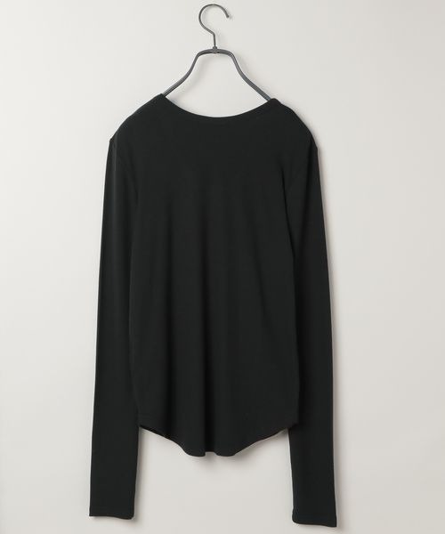 JEANASIS(ジーナシス)の「スムーステレコUネックLS TEE/103372(Tシャツ/カットソー・レディース・ブラック/ブラック系その他/ホワイト/チャコールグレー/ブラウン/グリーン系その他・FREE)」の22枚目の写真