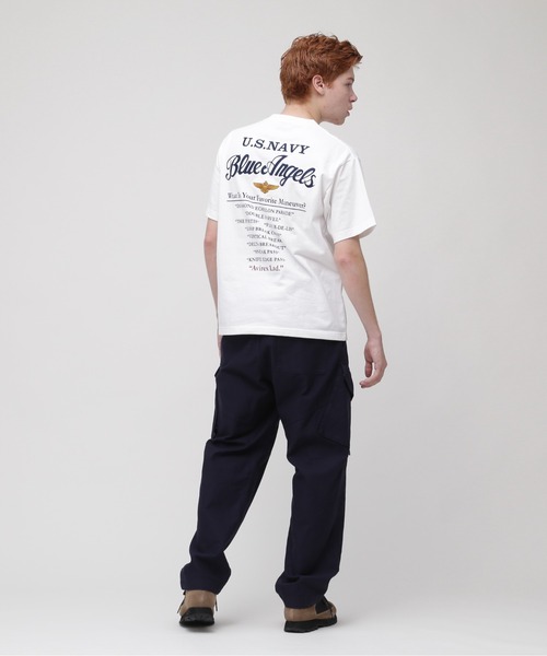 BLUE ANGELS EMBROIDERY SHORTSLEEVE T-SHIRT / ブルーエンジェルス エンブロイダリー Tシャツ / AVIREX / アヴィレックス（Tシャツ/カットソー）｜AVIREX（アヴィレックス）