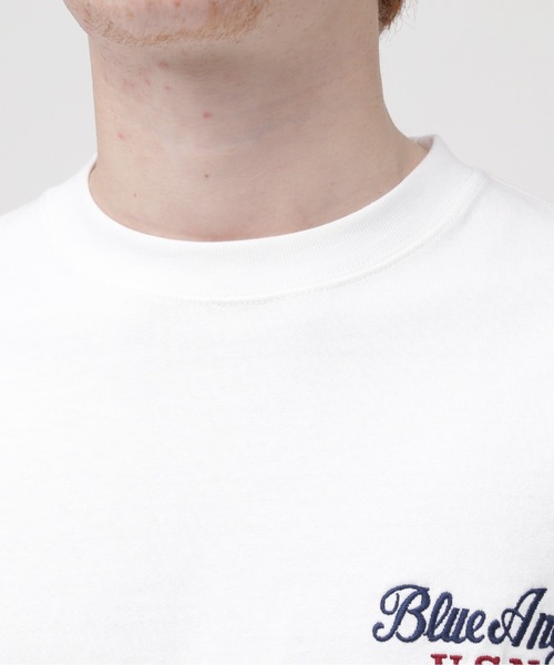 BLUE ANGELS EMBROIDERY SHORTSLEEVE T-SHIRT / ブルーエンジェルス エンブロイダリー Tシャツ / AVIREX / アヴィレックス（Tシャツ/カットソー）｜AVIREX（アヴィレックス）